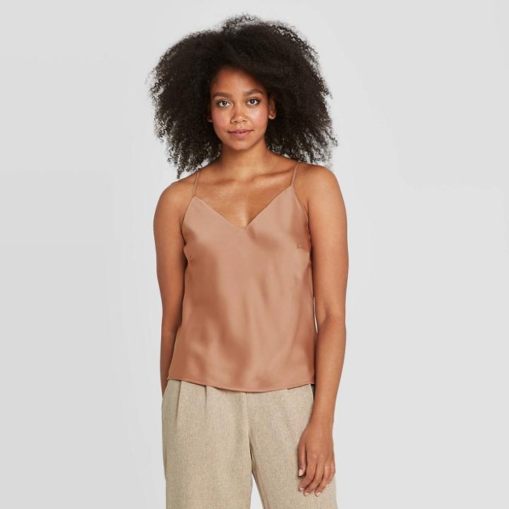 Women's Essential Silky Cami - Prologue Brown