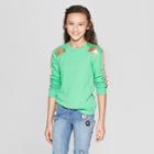 Girls' St. Patrick's Day Pullover - Cat & Jack Green