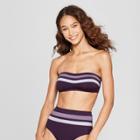 Women's Colorblock Bandeau Bikini Top - Mossimo Truffle-iced Lavender