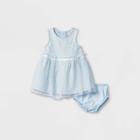 Baby Girls' Knit Elevated Tutu Dress - Cat & Jack Blue Newborn