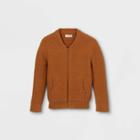Toddler Boys' Sweater Knit Zip-up Bomber Jacket - Cat & Jack Heather Gold