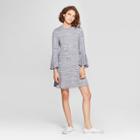 Women's Striped Bell 3/4 Sleeve Knit Dress - Lots Of Love By Speechless (juniors') Navy