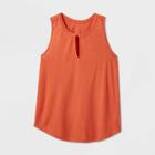 Women's Linen Tank Top - A New Day Orange