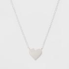Target Sterling Silver Heart Necklace -