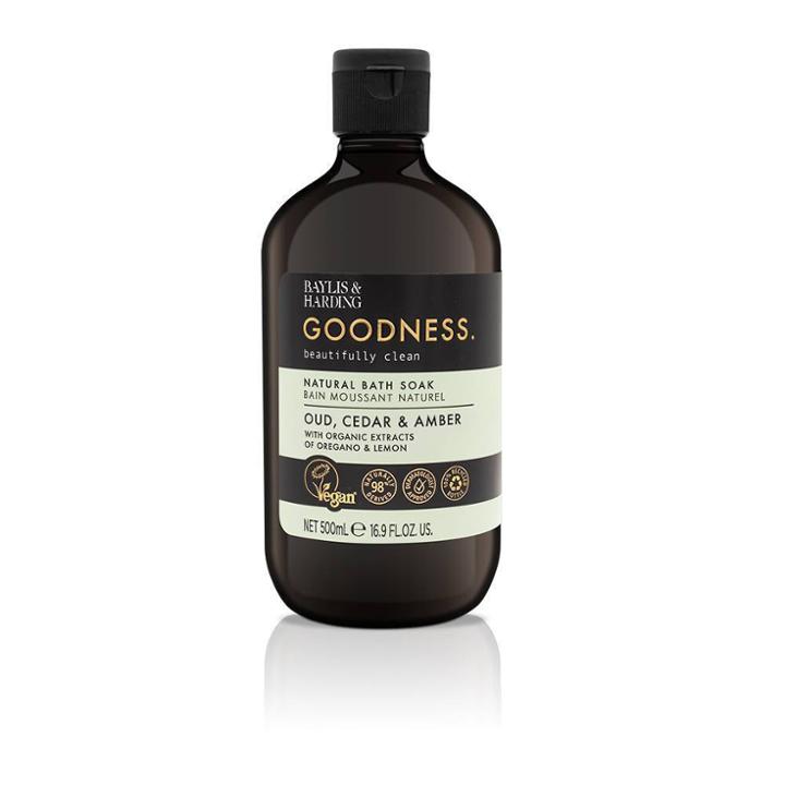 Baylis & Harding Goodness Oud Bath Soak - Cedar And Amber