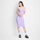 Women's Sleeveless Rib-knit Bodycon Midi Dress - Future Collective With Gabriella Karefa-johnson Lavender Xxs, Purple
