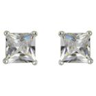 Target Sterling Silver Square Button Stud Earring -