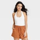 Women's Sleeveless Bodysuit - A New Day White