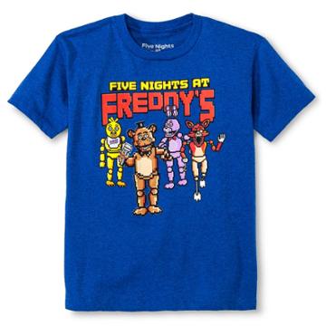 Five Nights At Freddy's Boys' Five Nights Of Freddy Group Graphic T-shirt Gray