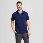 Men's Slim Fit Short Sleeve Collared Polo Shirt - Goodfellow & Co Navy (blue)
