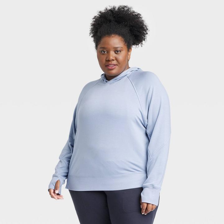 Women's Plus Size Modal Hooded Sweatshirt - All In Motion
