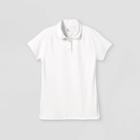 Girls' Athletic Polo Shirt - All In Motion True White