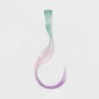 Wavy Tie Dye Hair Extension Metal Comb Snap Clip - Wild Fable