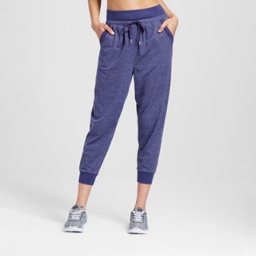 Women's French Terry Cropped Slouchy Jogger - Evolve By 2(x)ist Denim Heather