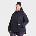Women's Plus Size Cold Weather Softshell Jacket - All In Motion Black