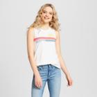 Netflix Women's Stranger Things Hawkins Indian Graphic Tank Top (juniors') White