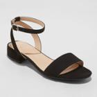 Women's Winona Ankle Strap Sandals - A New Day Black