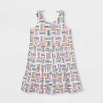 Ev Lgbt Pride Pride Gender Inclusive Kids' Dress - White