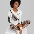 Women's High-rise Leopard Print Cropped Leggings - Wild Fable Tan Xs, Women's, Brown