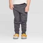 Toddler Boys' Fleece Jogger Pants - Cat & Jack Charcoal 5t, Boy's, Gray