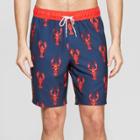 Men's 8 Long Volley Board Shorts - Goodfellow & Co Navy (blue)