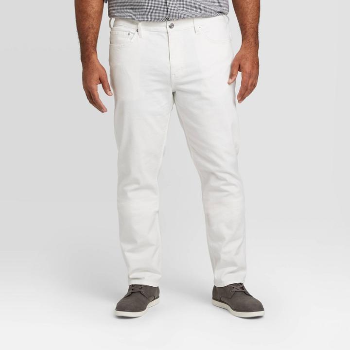 Men's Tall Slim Fit Lightweight Denim - Goodfellow & Co White