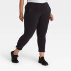 Women's Plus Size Core Fleece Pants - All In Motion Black