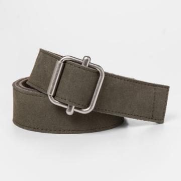 Men's Suede Belt - Goodfellow & Co Olive Tree