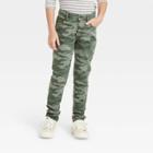 Girls' Mid-rise Camo Ankle Jeggings - Cat & Jack Olive