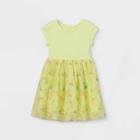 Toddler Girls' Tie-dye Butterfly Dress - Cat & Jack Yellow