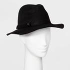 Women's Felt Panama Hat - A New Day Black,