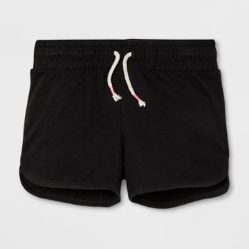 Girls' Knit Shorts- Cat & Jack Black