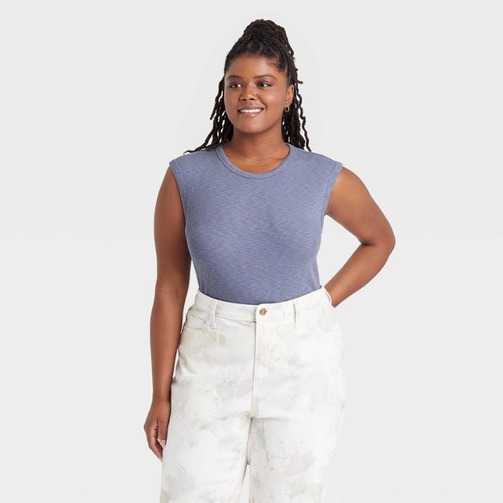 Women's Plus Size Bodysuit - Universal Thread Light Purple