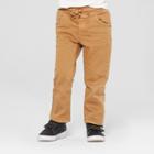 Toddler Boys' Pull-on Straight Jeans - Cat & Jack Khaki 4t, Boy's, Beige