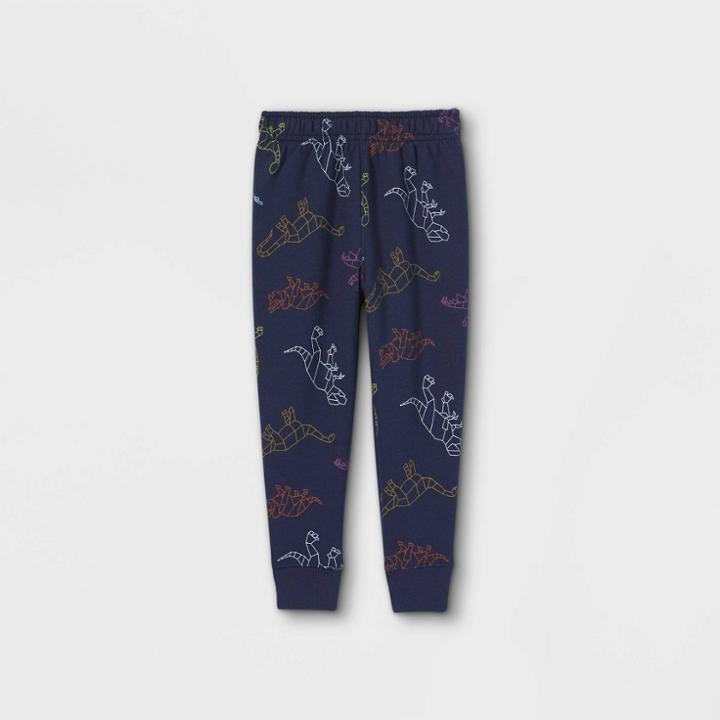 Toddler Fleece Pull-on Pants - Cat & Jack Dark Navy