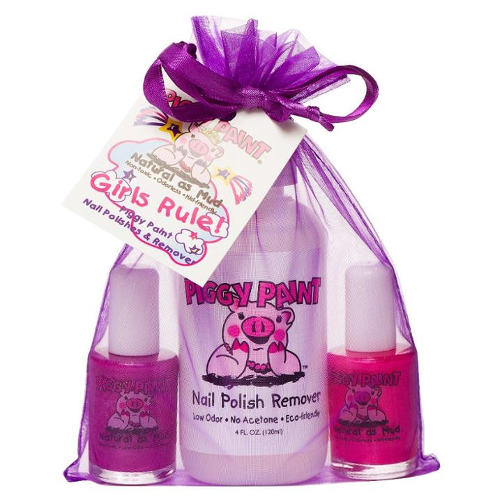Piggy Paint Girls Rule! Non-toxic Nail Polish And Polish Remover