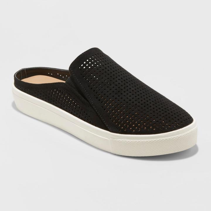 Women's Meena Slip On Sneakers - Universal Thread Black