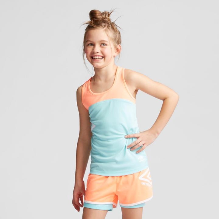 Umbro Girls' Performance Tank Top - Island Blue