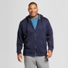 Men's Big & Tall Tech Fleece Full Zip Sweatshirt - C9 Champion Navy (blue)