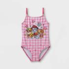Toddler Girls' Nickelodeon Paw Patrol One Piece Swimsuit - Pink