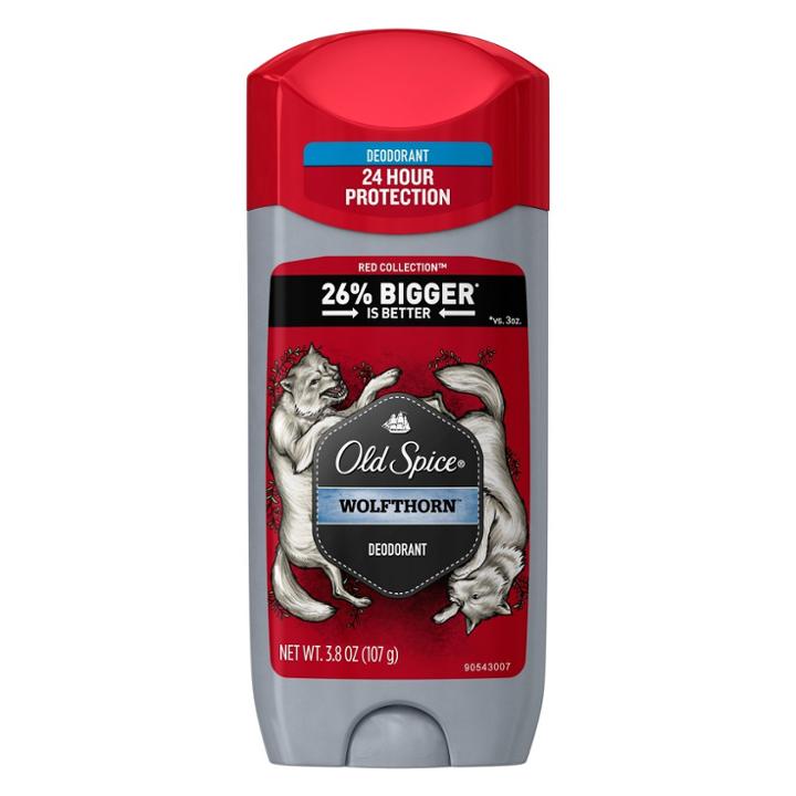 Target Old Spice Deodorant - Wolfthorn 3.8 Oz, Barn Red