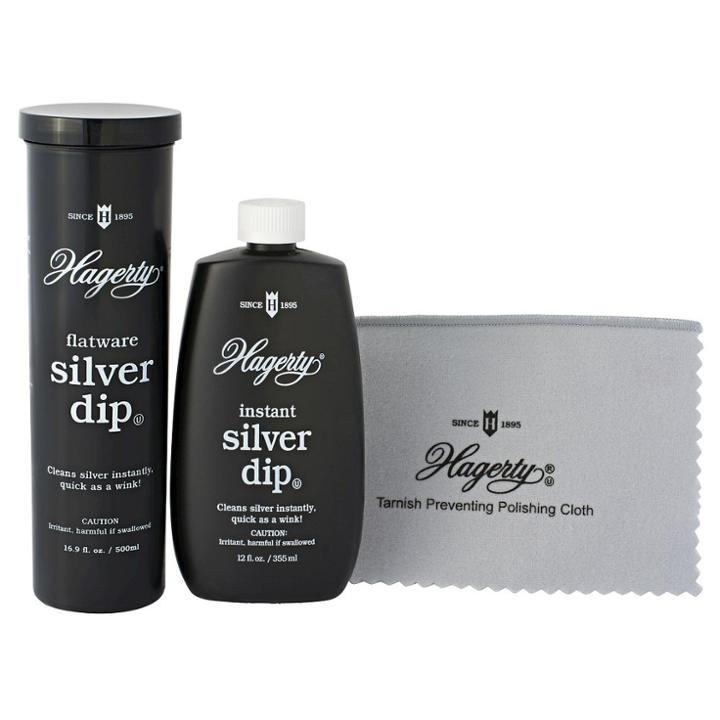 Target Hagerty Flatware Silver Dip 3 Piece Set With Refill