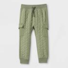 Toddler Boys' Quilted Fleece Pull-on Jogger Pants - Cat & Jack