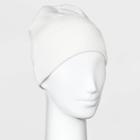 Women's Essential Beanie - A New Day Cream One Size, White