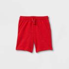 Toddler Boys' Knit Pull-on Shorts - Cat & Jack Red