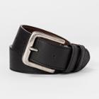 Men's 38mm Overbevel Stitched Edge - Goodfellow & Co Black