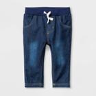 Baby Boys' Knit Repreve Jeans James Wash - Cat & Jack Blue
