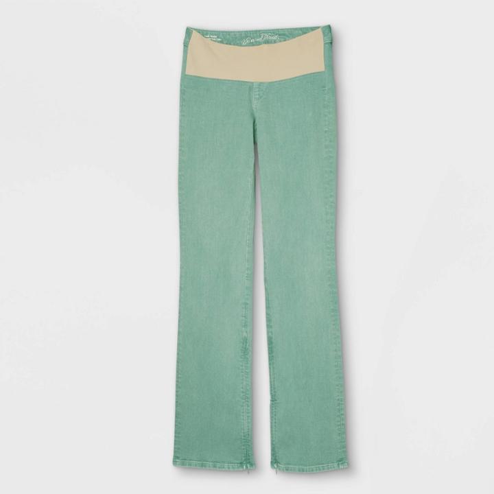 Women's Adaptive Bootcut Jeans - Universal Thread Green