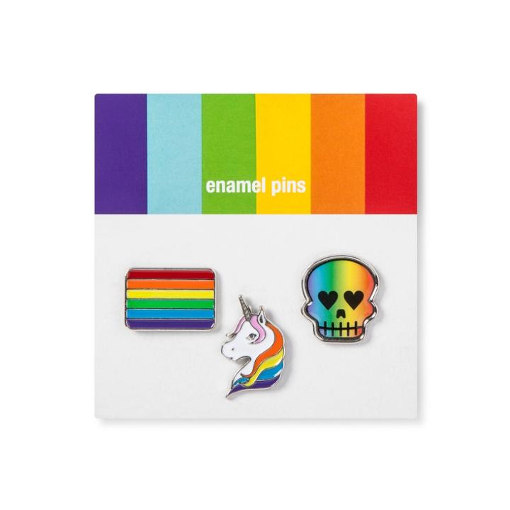 Target Pride Enamel Pin Set,