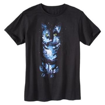 Target Galaxy Kitty Men's Graphic Tee - Black